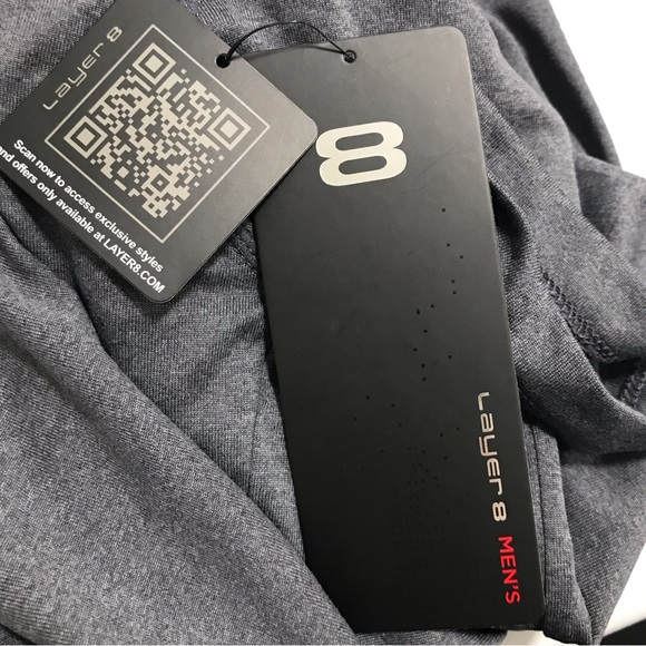 Layer 8 Gray Qwick Dry Sports T-Shirt - Picture 6 of 8